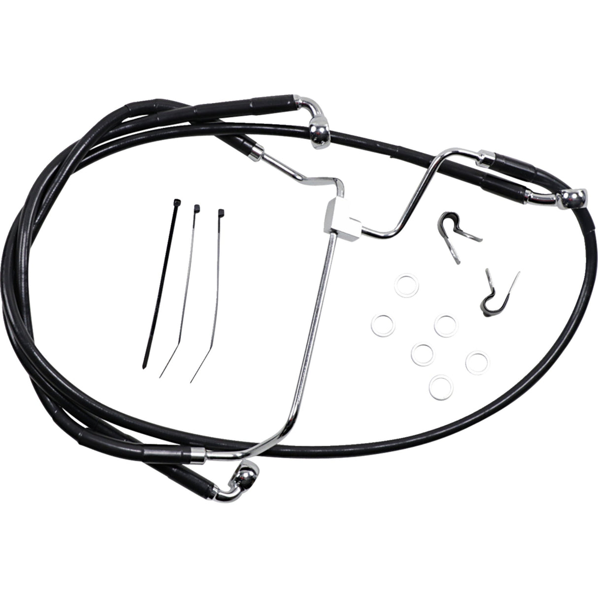 DRAG SPECIALTIES Extended Length Brake Line Kit