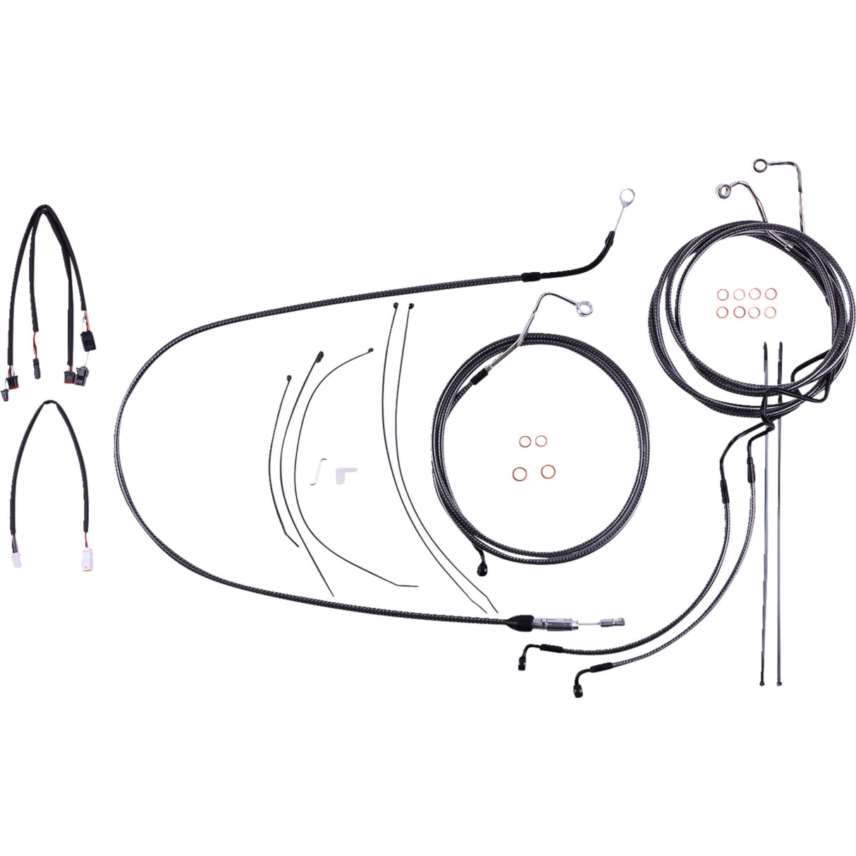 MAGNUM SHIELDING 0662-1084 7871191 KARBONFIBR Designer Handlebar Installation Kit