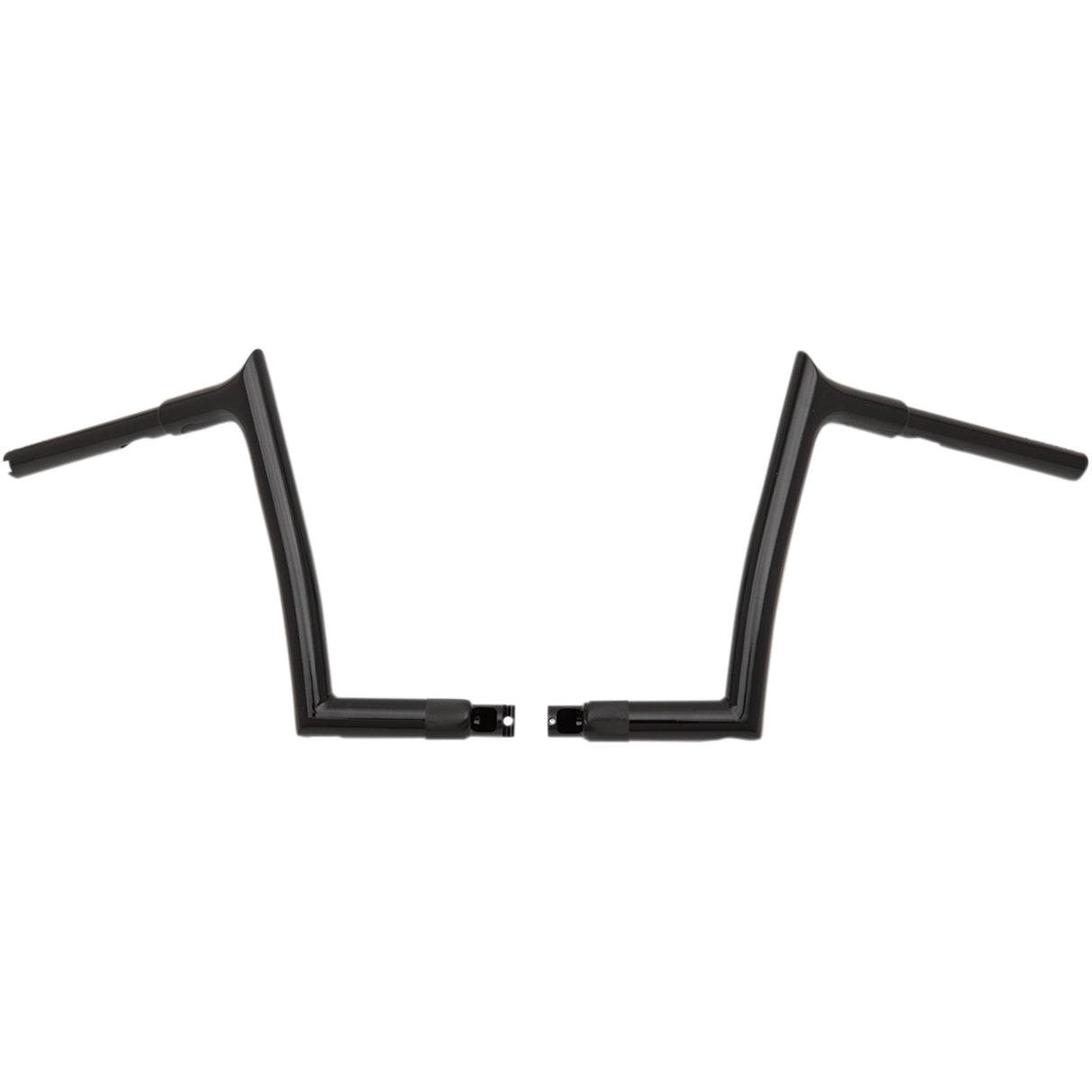 FAT Baggers INC. 1-1/4" EZ Install Pointed Top Handlebar 10" Black - 906010-B For Harley Touring 2015-2022