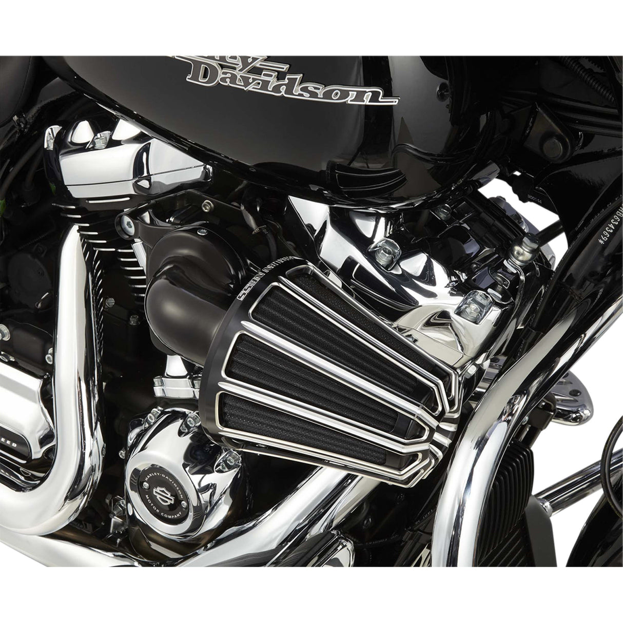 Arlen Ness Monster Sucker® Air Cleaner Kit — 10 Gauge Black - 81-035 For Harley Motorcycles 2017-2025