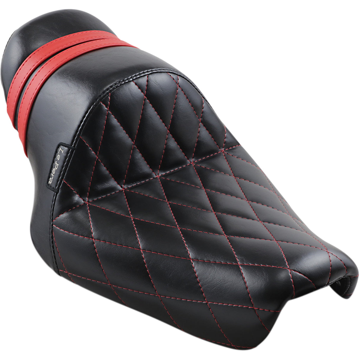 LePera Stubs Spoiler Seat - LK-416DMRED For Harley Sportster 2010-2022