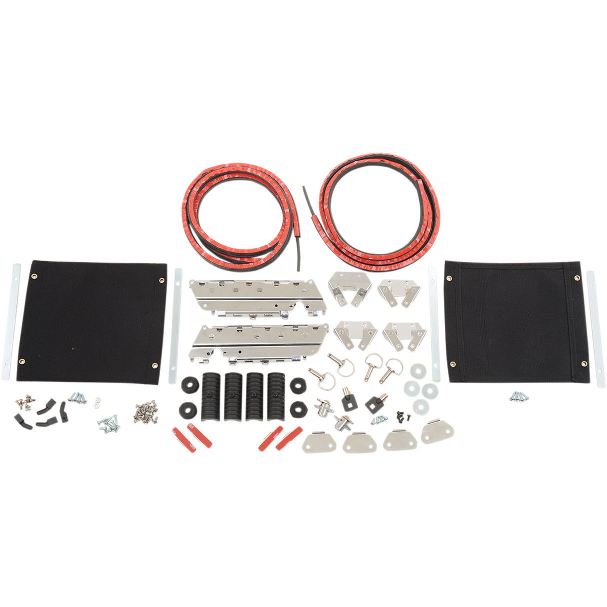 DRAG SPECIALTIES 3501-1083 Saddlebag Hardware Kit Saddlebag Hardware with Tether