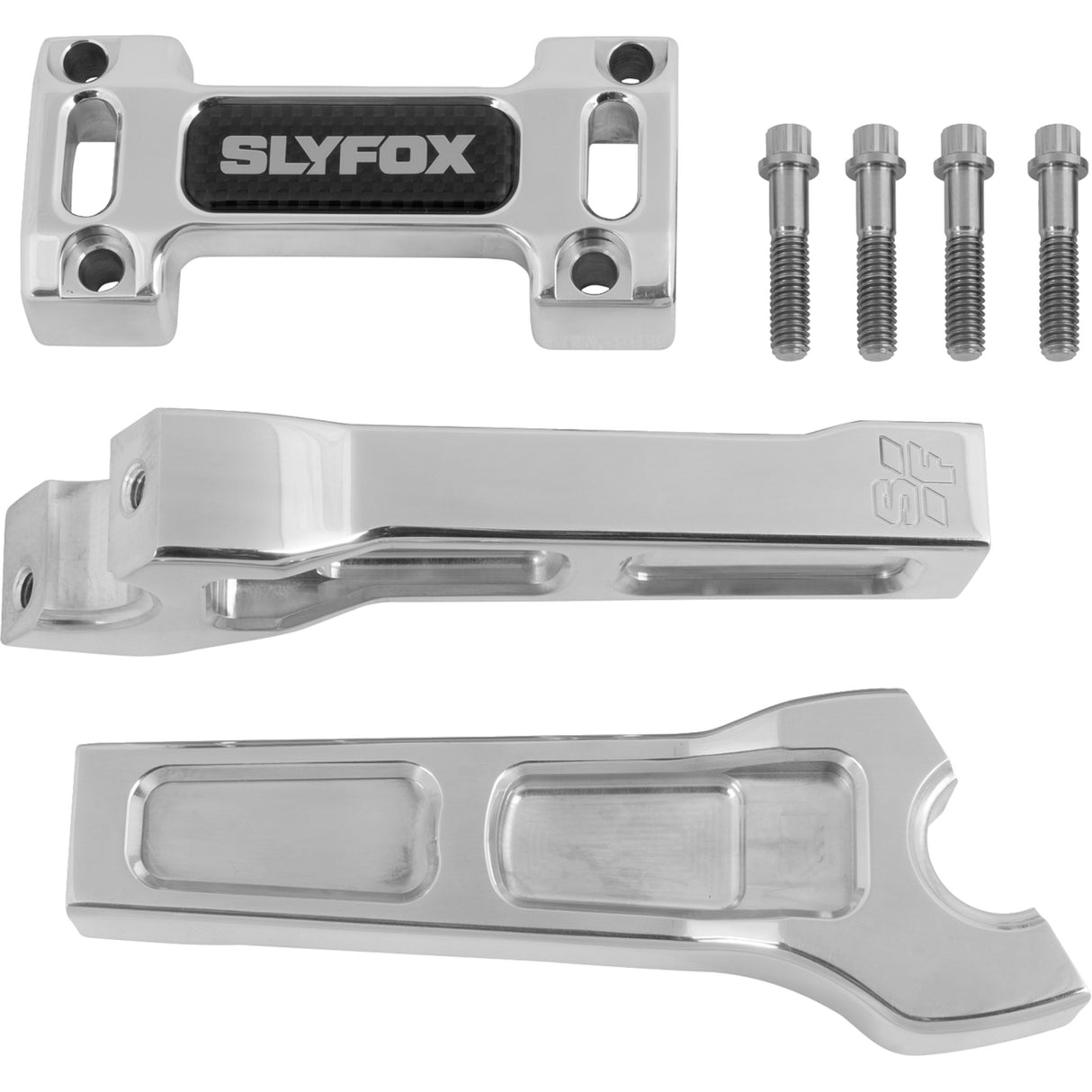 SLYFOX 0602-1524 SF-1001-06-R Handlebar Riser Kit straight - 1" clamping - 6" rise - raw
