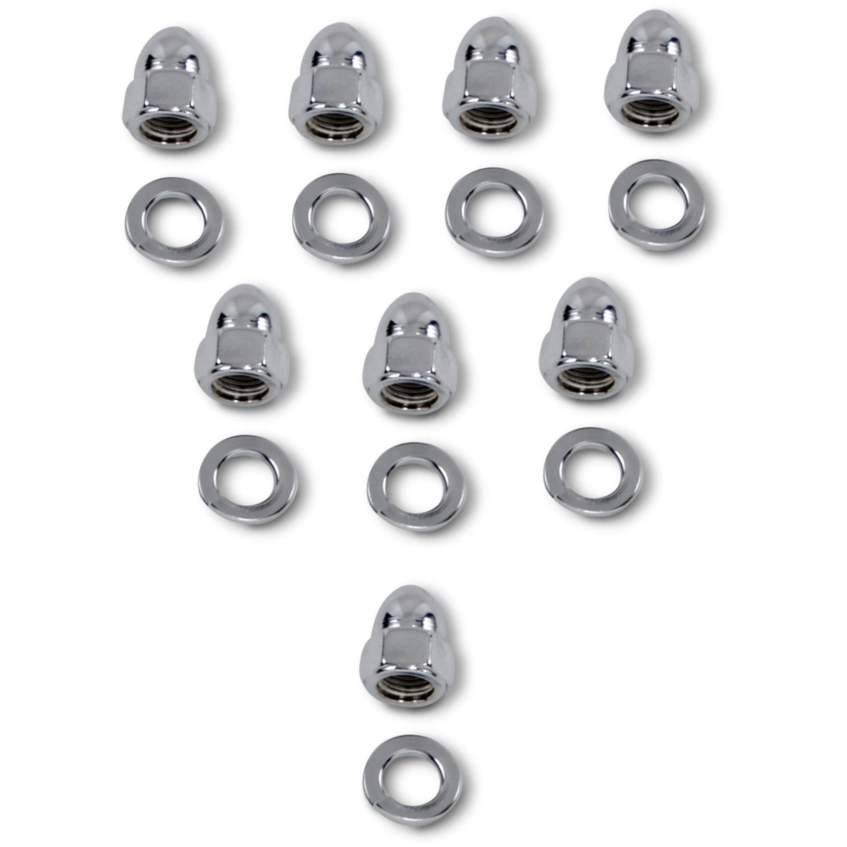 DRAG SPECIALTIES DS-190137 Acorn Hardware Kits Nut Set - Cylinder Base