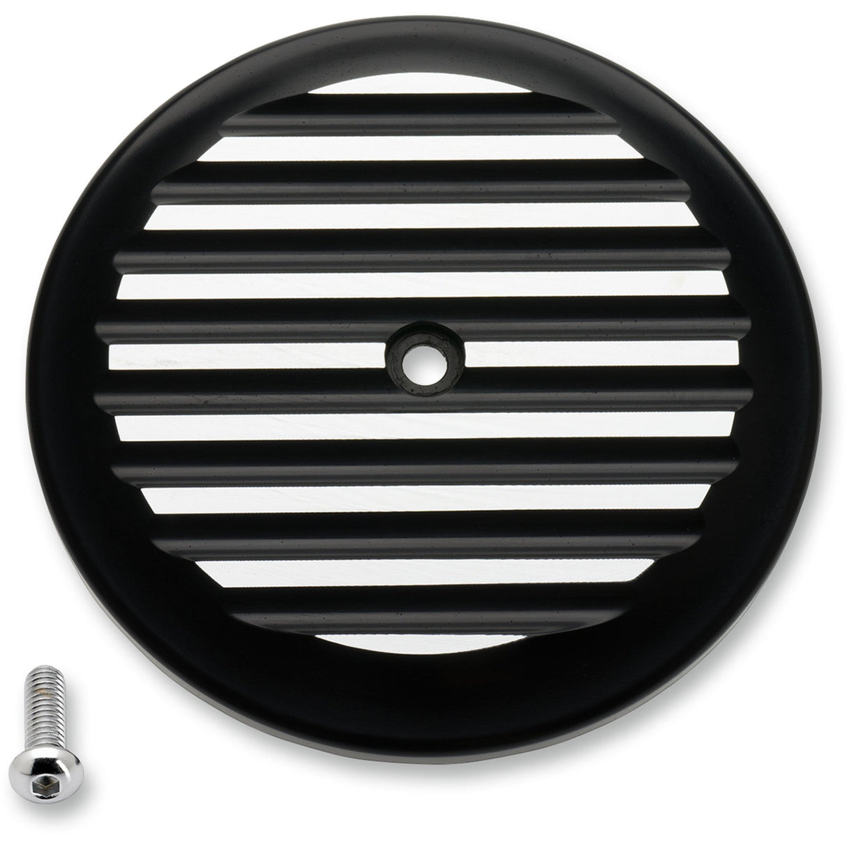 JOKER MACHINE 1014-0256 02-220-2 VT Air Cleaner Cover - Finned - Black/Silver