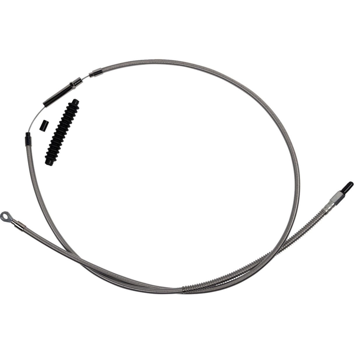 Barnett High-Efficiency Stainless Steel Clutch Cable For Harley-Davidson +8" - 102-30-10061-8 For Harley Softail 2018-2023