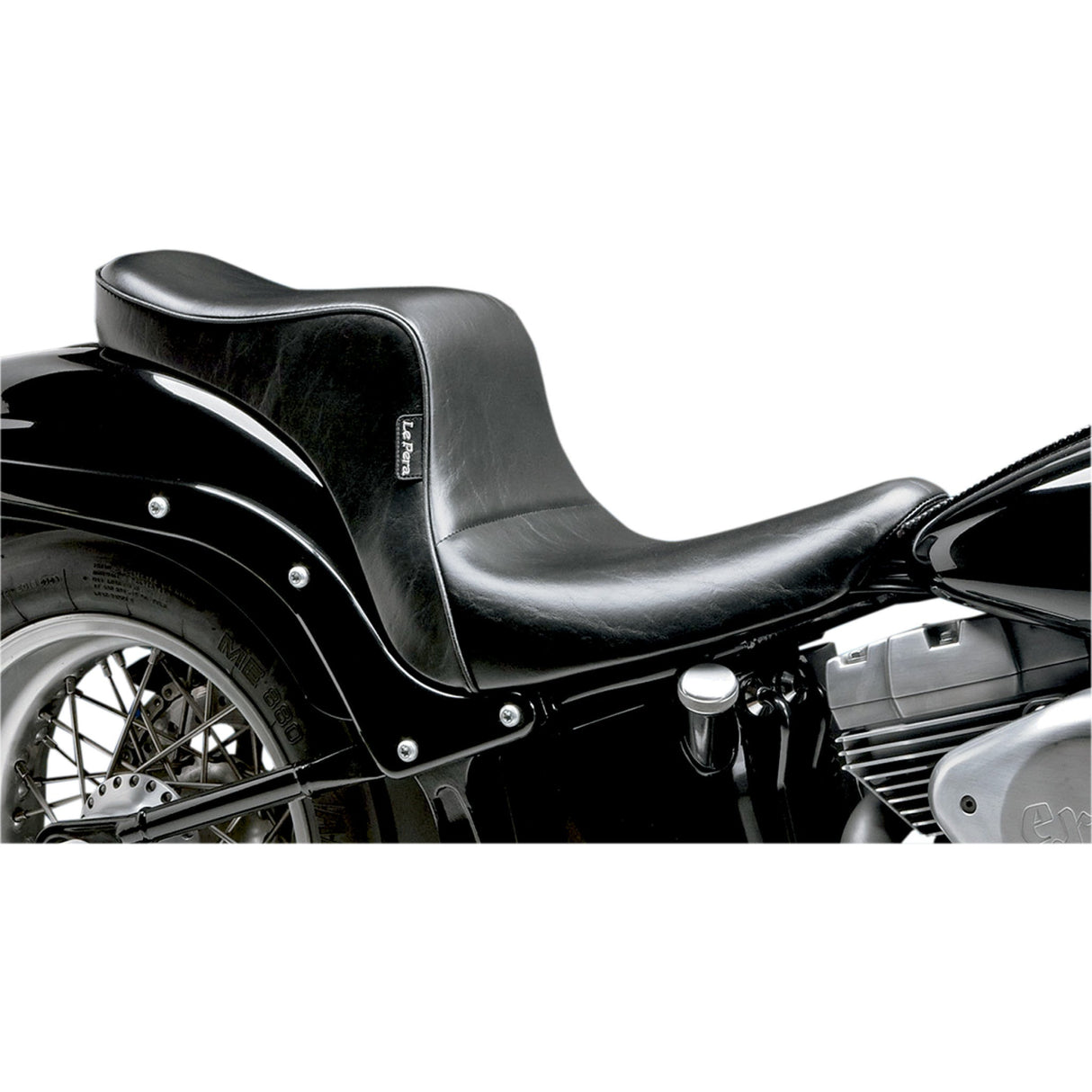 LePera Cherokee Seat Smooth Black - LK-020 For Harley Softail 2006-2017