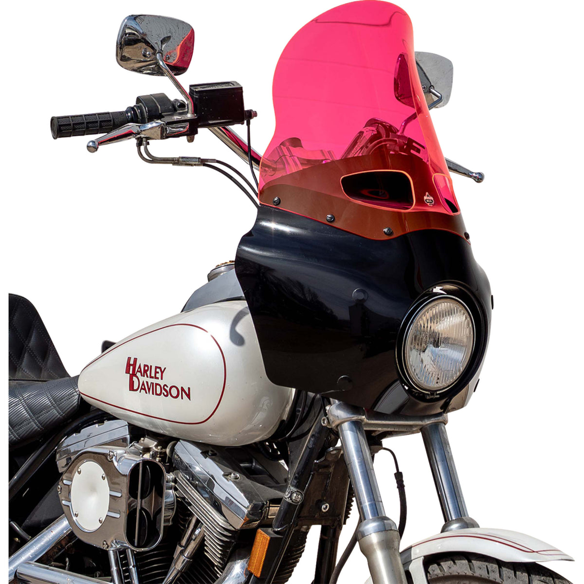 KLOCK WERKS 2310-1013 KWW-06-0614 Ice Flare® for Road Warrior Fairing Ice Flare® Windshield - 15" - Pink Ice - Road Warrior Fairing