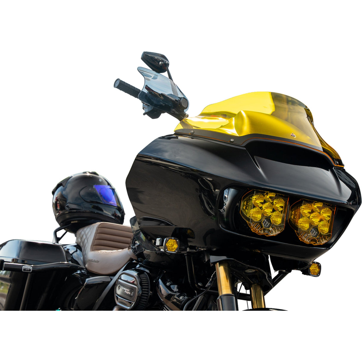 Klock Werks Flare® Handguards Dark Smoke - KWS-01-0122-23 For Harley Touring 2023-2026