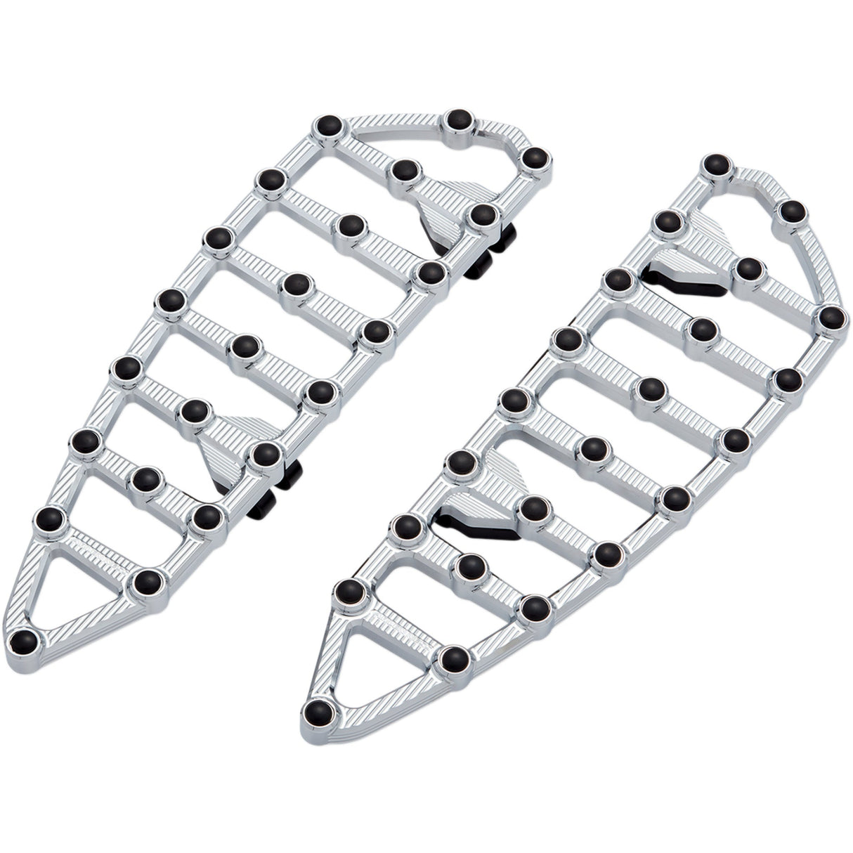 ARLEN NESS 1621-0941 06-890 MX Billet Floorboards - MX Driver Floorboards - Chrome