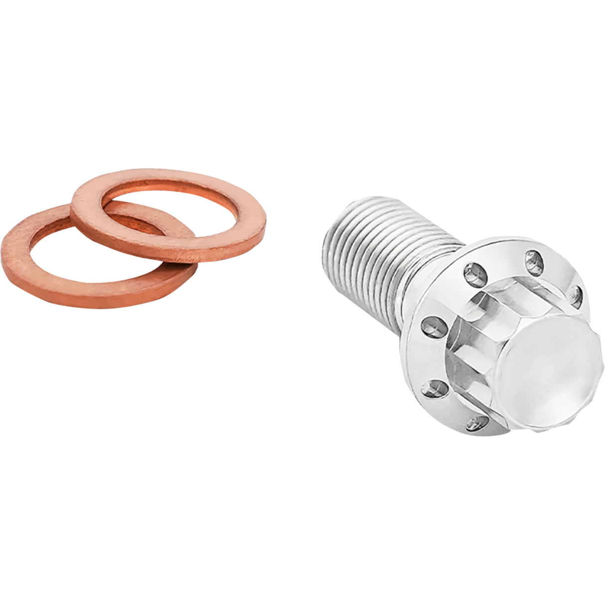 Arlen Ness Titanium 12-Point Banjo Bolt 3/8"-24 Polished - 300-824 For Harley Touring 2000-2007