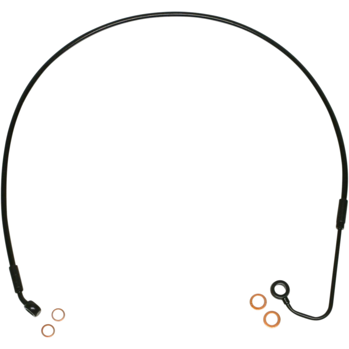 MAGNUM SHIELDING XR Stainless Upper Brake Line - Black