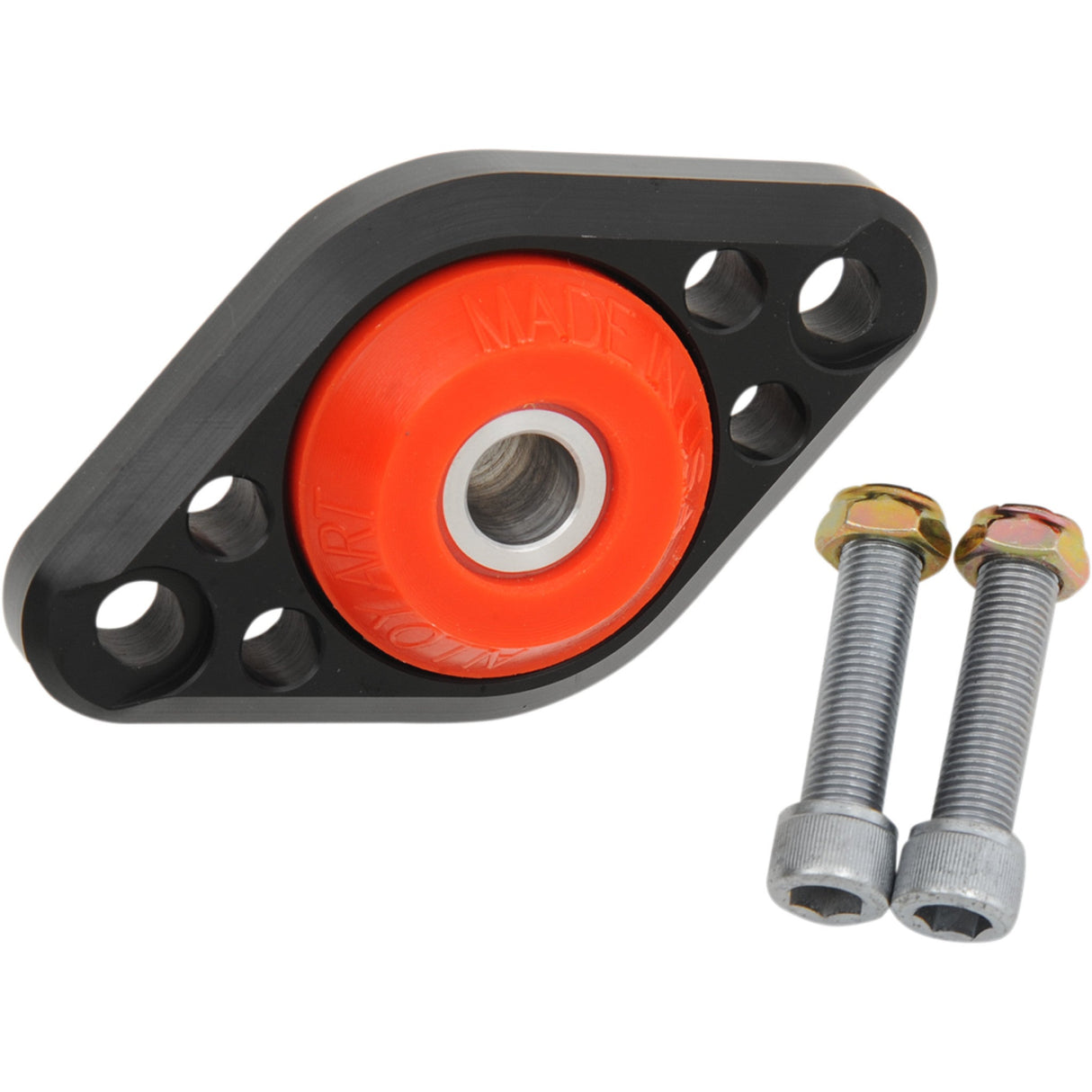 Alloy ART Gooden-Tite ISO Front Engine Mount Black - GTMM-2 For Harley Motorcycles 1980-2008