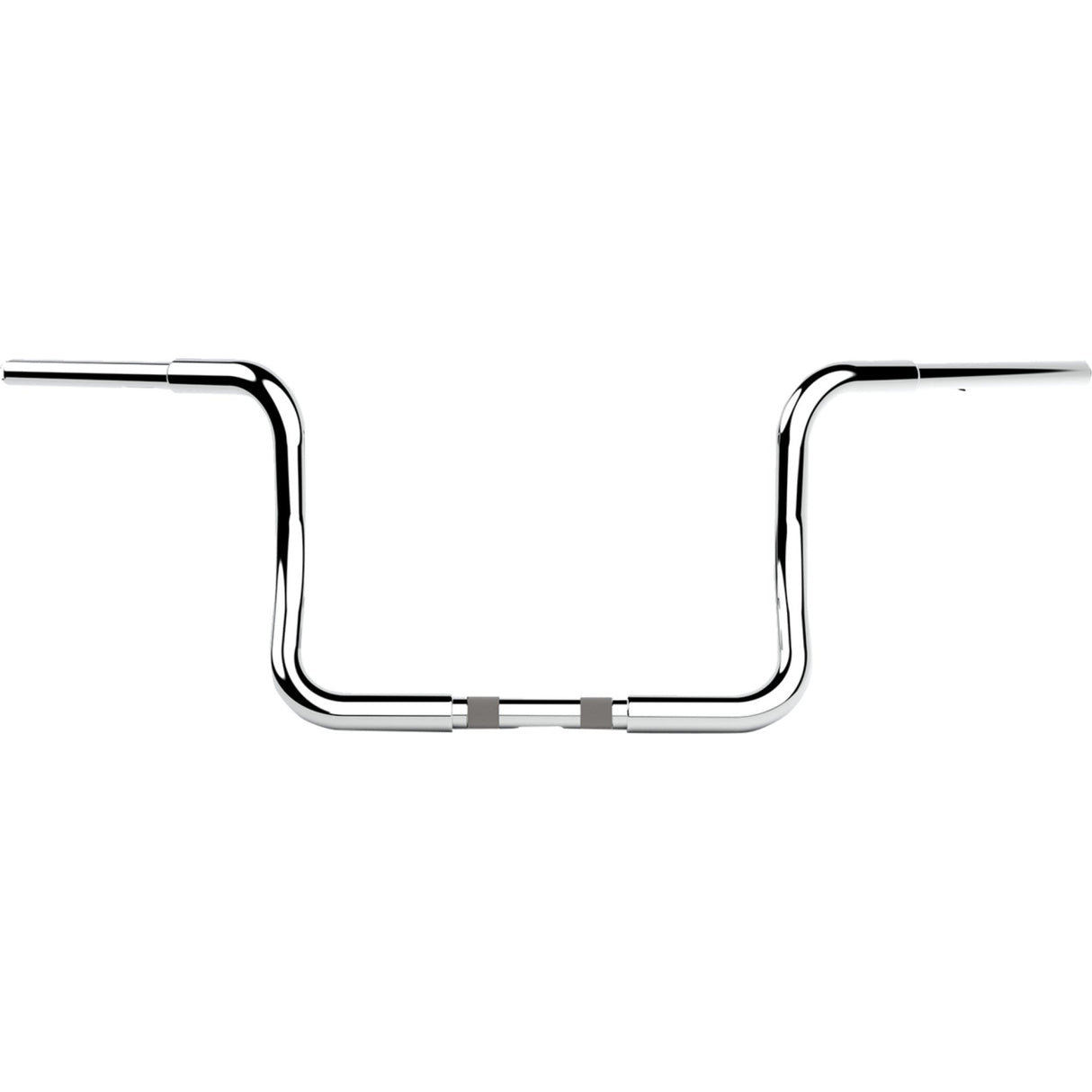 LA Choppers Twin Round Handlebar 10" Chrome - LA-7325-10C For Harley Touring 1996-2023