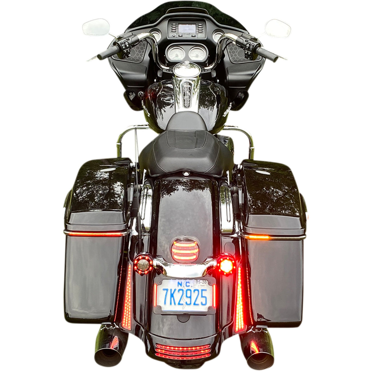 Custom Dynamics LED Low-Profile Bagz™ Accent Lights Smoke Lens - CD-LPDC-BCM-S For Harley Touring 2014-2025