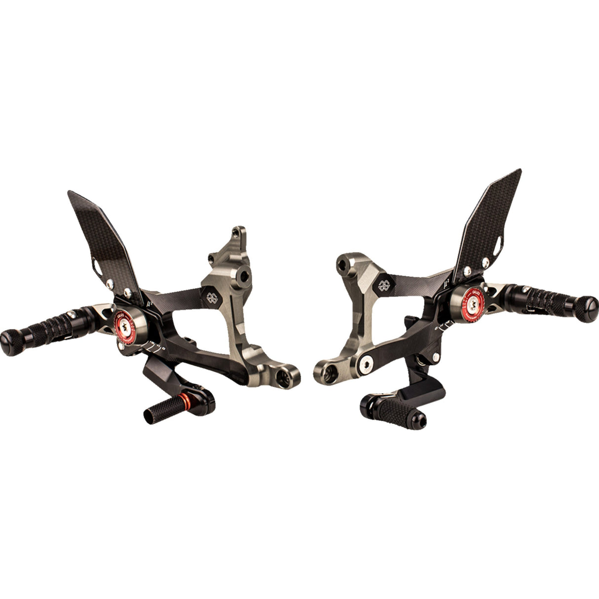 Gilles Tooling MUE2 Rearset - MUE2-D01-B Ducati Panigale 2018-2025