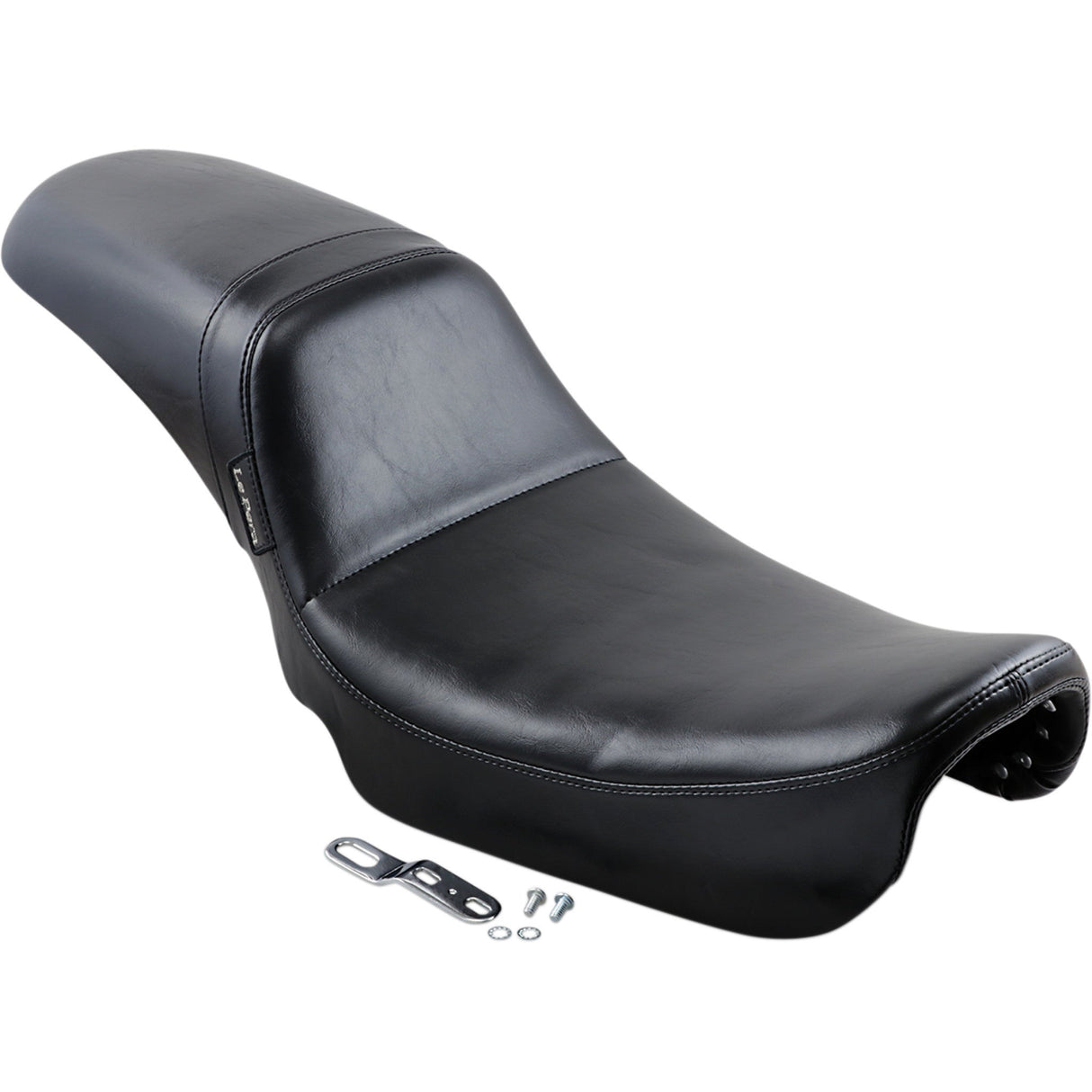 LePera Daytona Daddy Long Legs 2-Up Vinyl Seat Black - LK-510DL For Harley Motorcycles 2006-2017