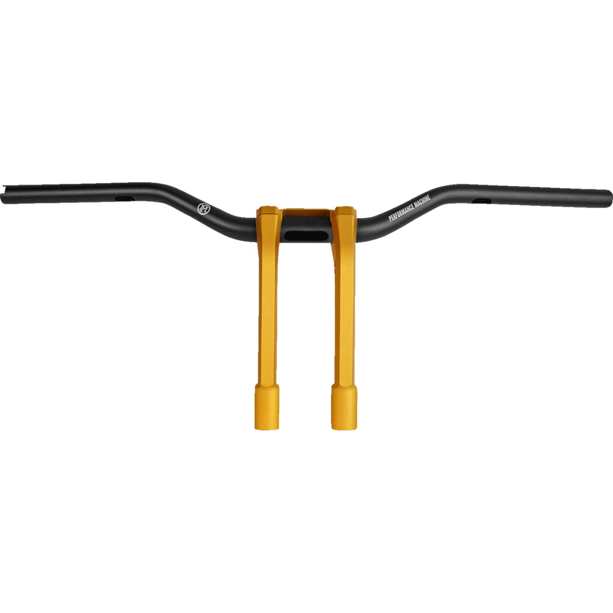 PERFORMANCE MACHINE (PM) 0602-1488 0208-2195M-SMG Phatbar & Riser Kit - Handlebar Assembly - Internal Wiring - Gold Ops