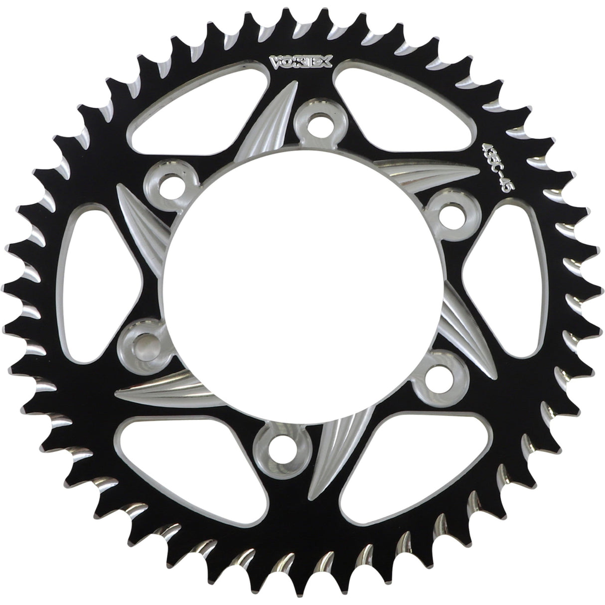 VORTEX 1211-1004 435CZK-45 CAT5 Sprocket black - 45 tooth