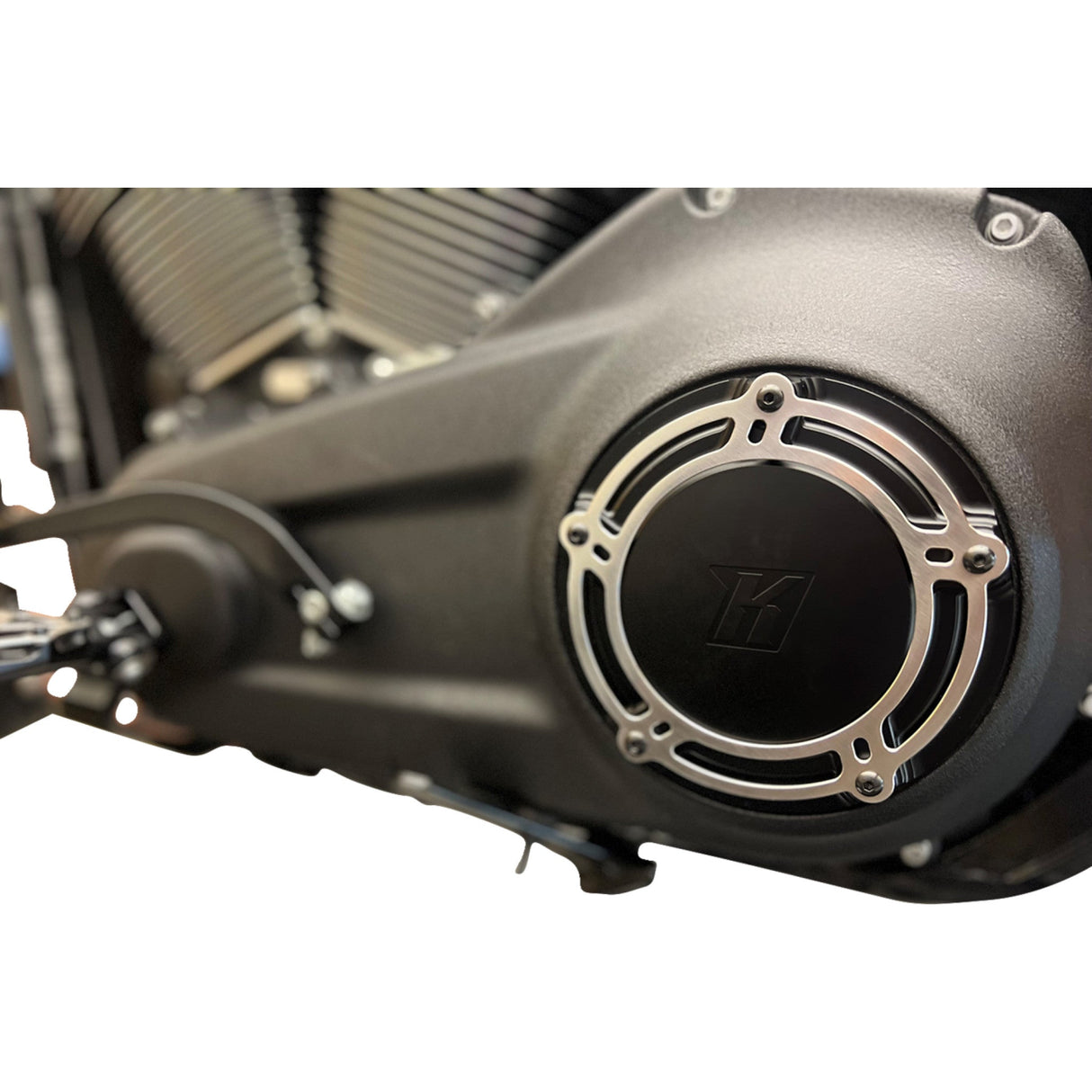 Kodlin USA NXL Derby Cover NXL Black M8 Softail - K25410 For Harley Softail 2018-2024