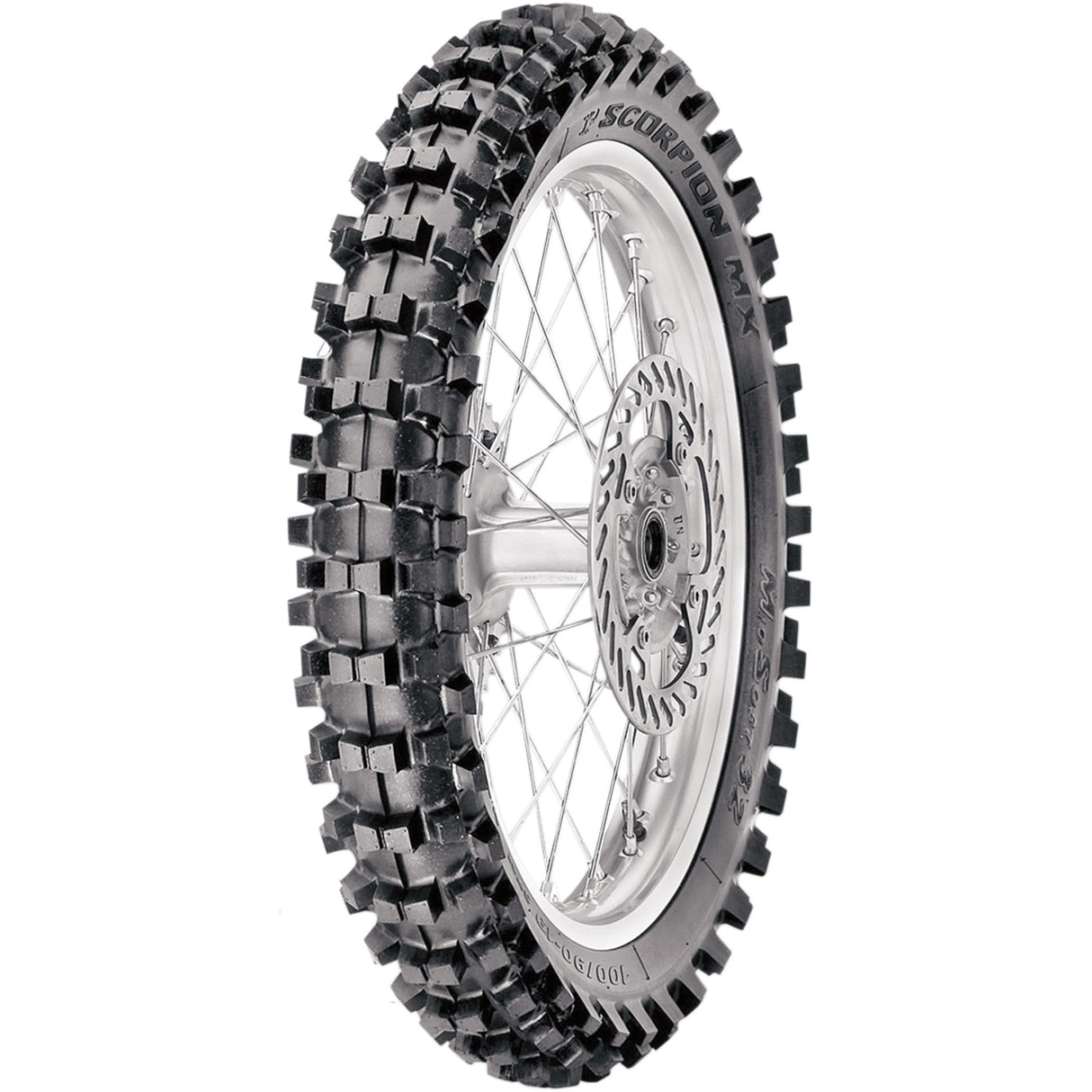 PIRELLI 0313-0126 2588500 Scorpion™ MX32 Mid Soft Tire Tire - Scorpion™ MX32 Mid Soft - Rear - 110/90-19 - 62M