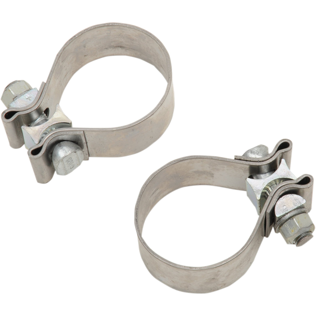Khrome Werks Stainless Steel Muffler Clamps - 203032 For Harley Touring 1995-2016