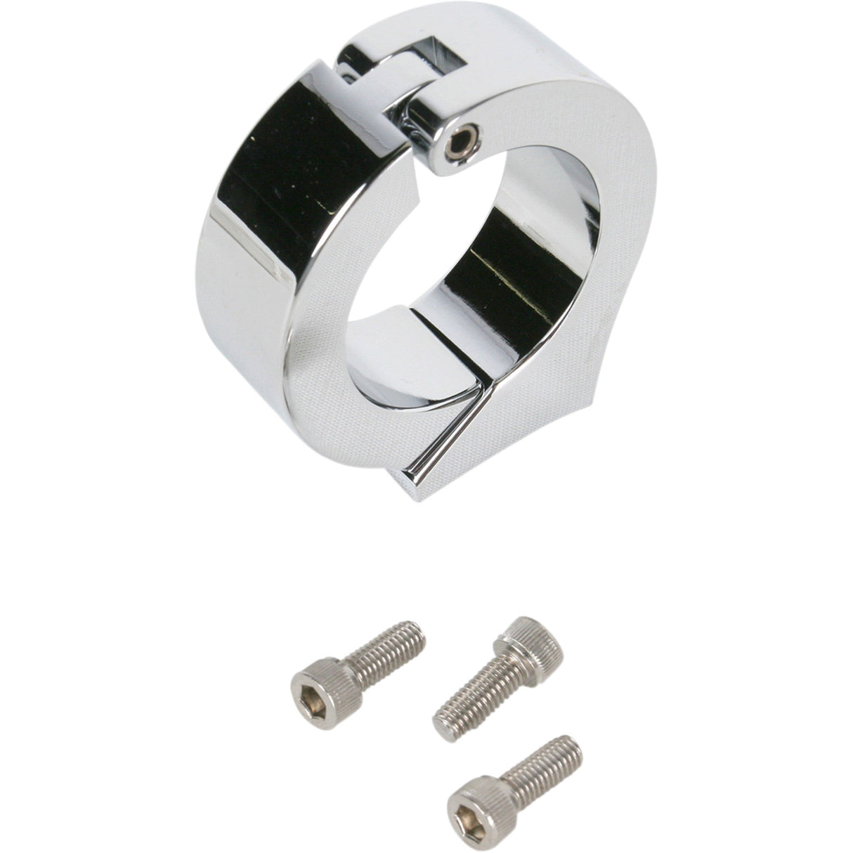 DAKOTA DIGITAL 2212-0146 BKT-3350 Handlebar Gauge Clamp - Clamp Mount - For 1.50" Handlebar - 3-3/8" Gauge Cups - Chrome