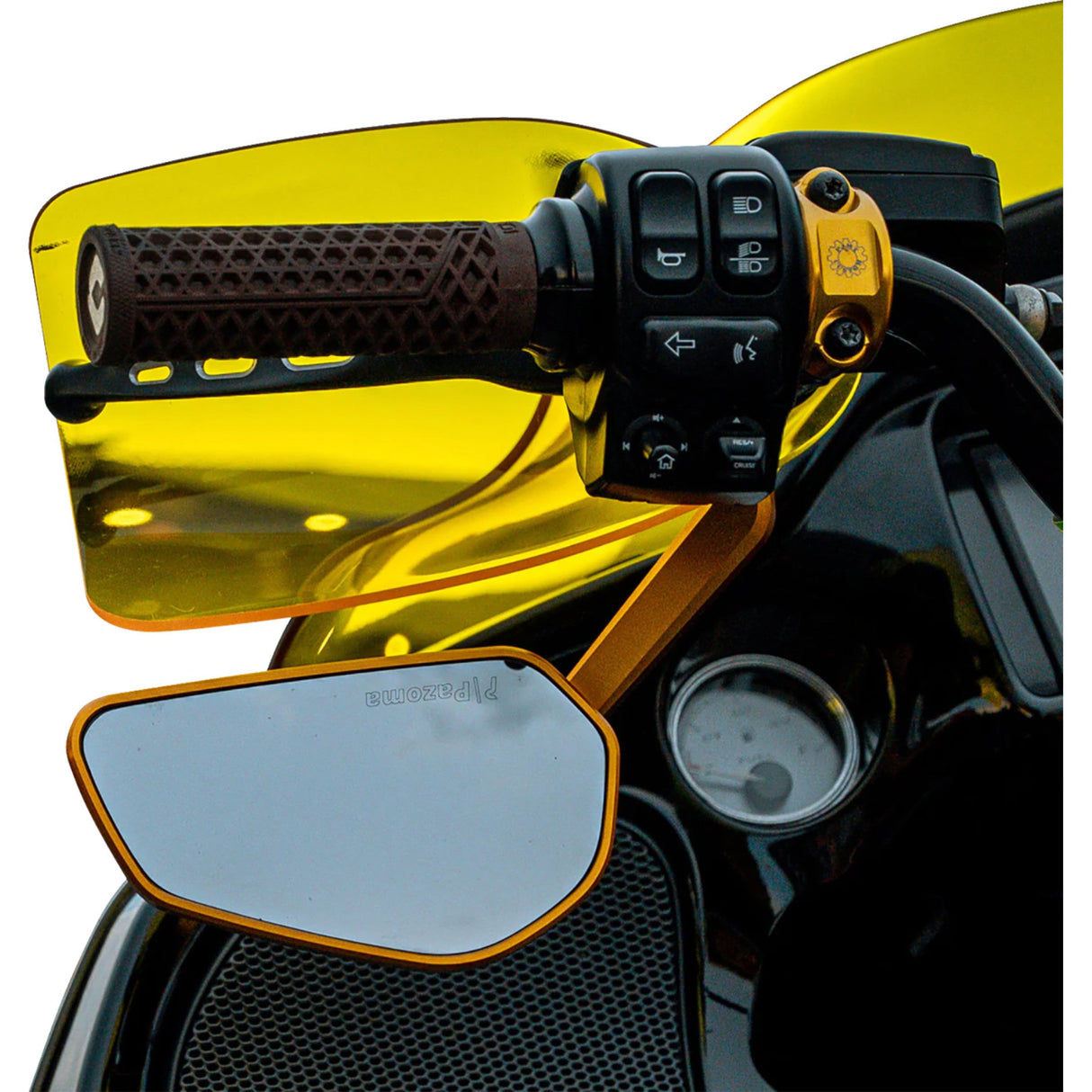 KLOCK WERKS 0635-2827 KWS-01-0131-23 Flare® Handguards '23-'25 harley-davidson - yellow