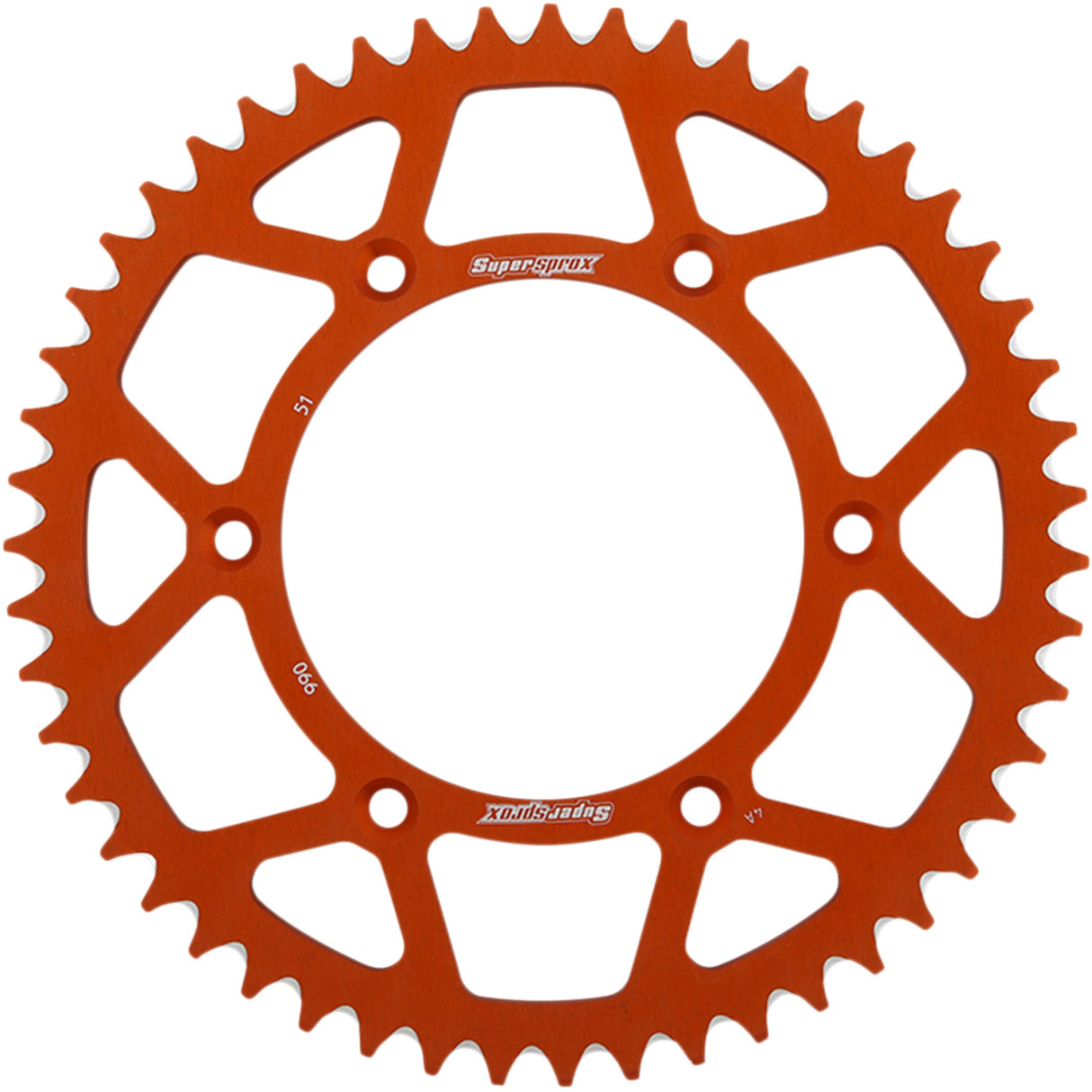 Supersprox Aluminum Sprocket - RAL-990-51-ORG For KTM 360 / 660 / SX 250 1996-1997 | Husaberg Dirt Bikes 2004-2008