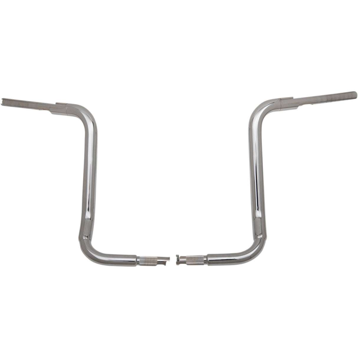 FAT Baggers INC. 1-1/2" EZ Install Rounded Top Handlebar 16" Chrome - 803016 For Harley Touring 2014-2020