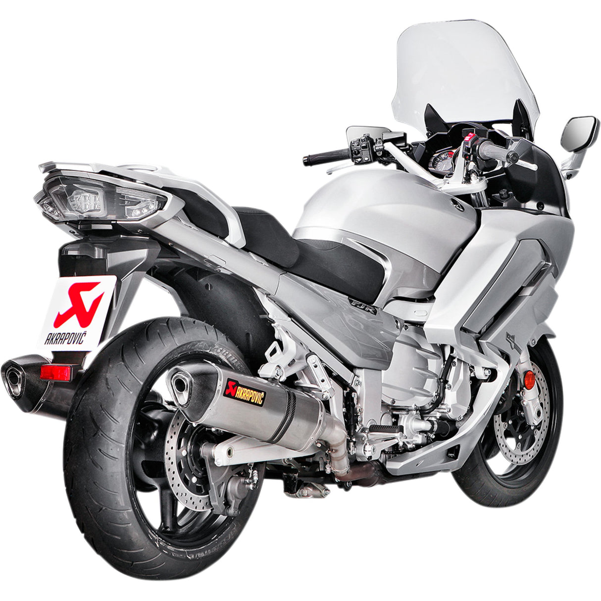 AKRAPOVIC 1811-3125 S-Y13SO3-HT Slip-On Line Muffler — Triangle Mufflers - Titanium