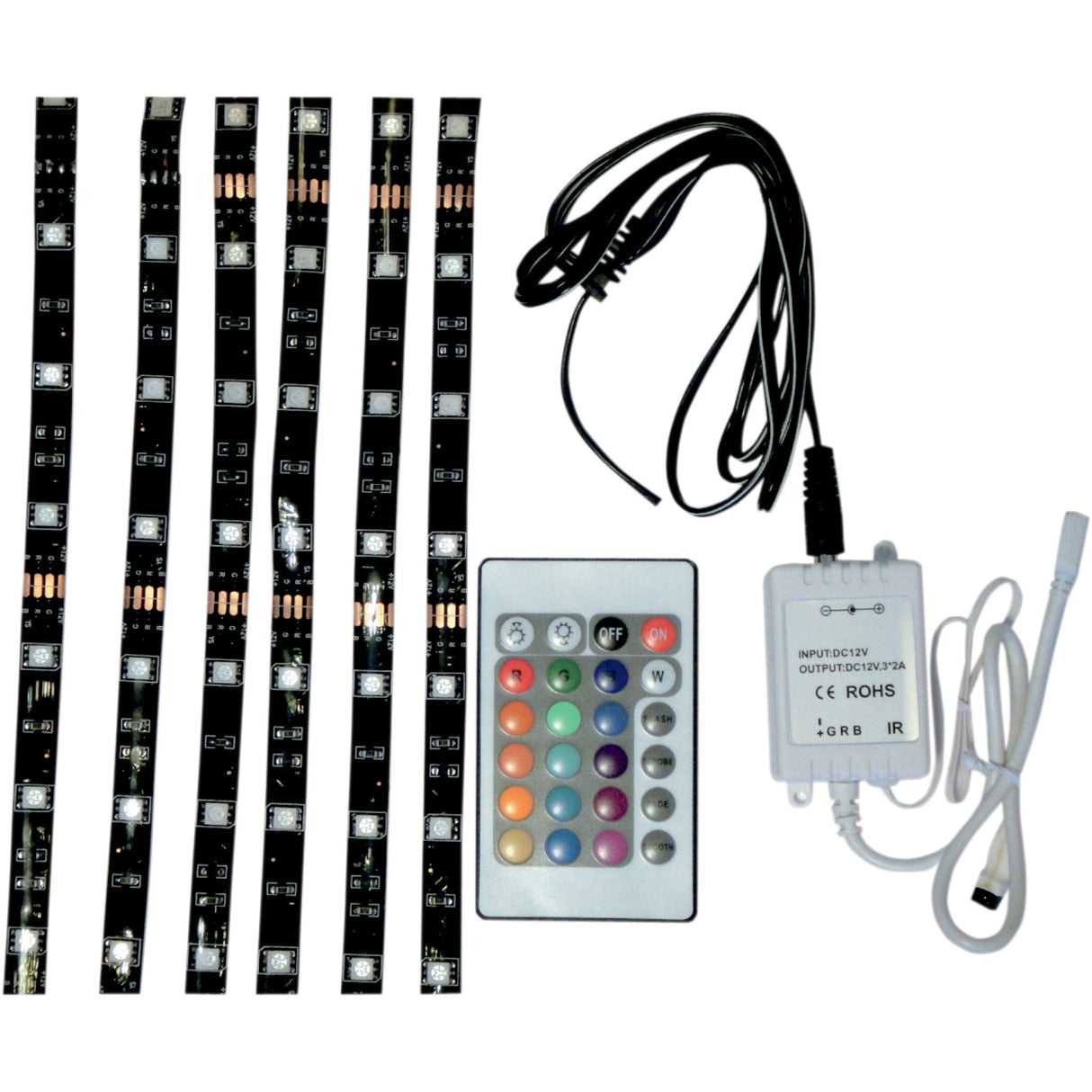 BRITE-LITES 2040-0974 BL-RGBLEDM LED Accent Light Kit with Remote Control LED Accent Light Kit - Multicolor