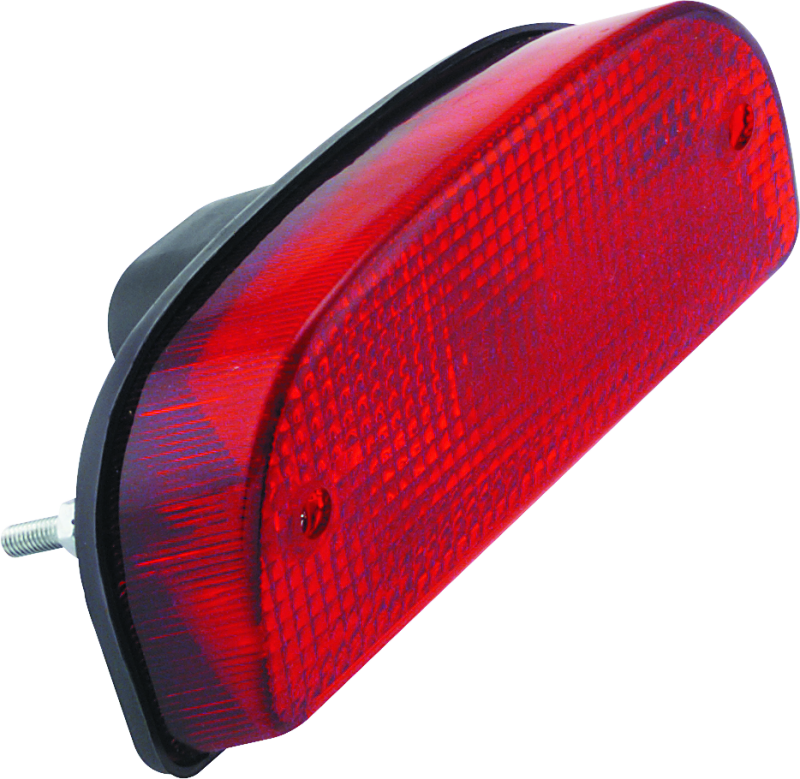 Biker's Choice Bikers Choice Replacement Custom Fatbob Rear Taillight W Red Lens - 491307 For Harley Wide / Softail 1980-1999