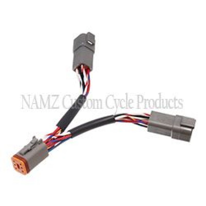 Namz V-Twin Softail Plug-N-Play Power Port Y-Adapter (for Can Bus Models) - NOBD-PYH-CB For Harley Softail Fat Boy Lo 2011-2017