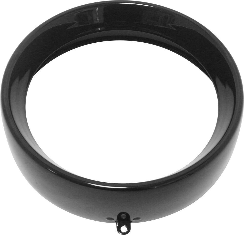 Harddrive 38-048 Frenched Headlight Trim Ring Chrome 7 TAB Style For Harley Softail / Screamin' / Touring 1994-2020