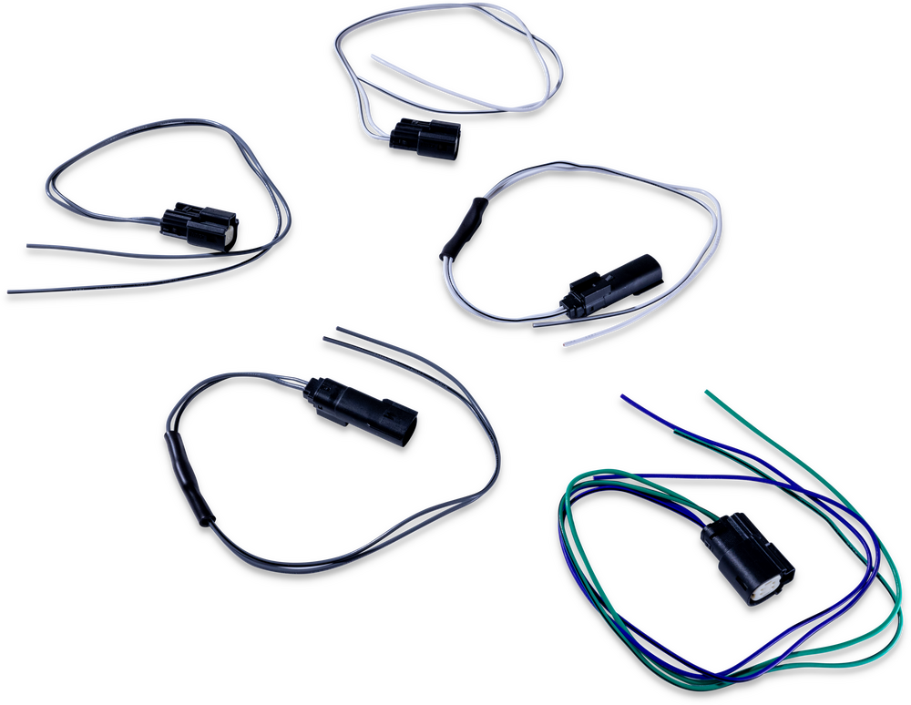 Aquatic Av Front & Rear Speaker Harnesses FLT H ` - HN100 For Harley Touring 2014-2023