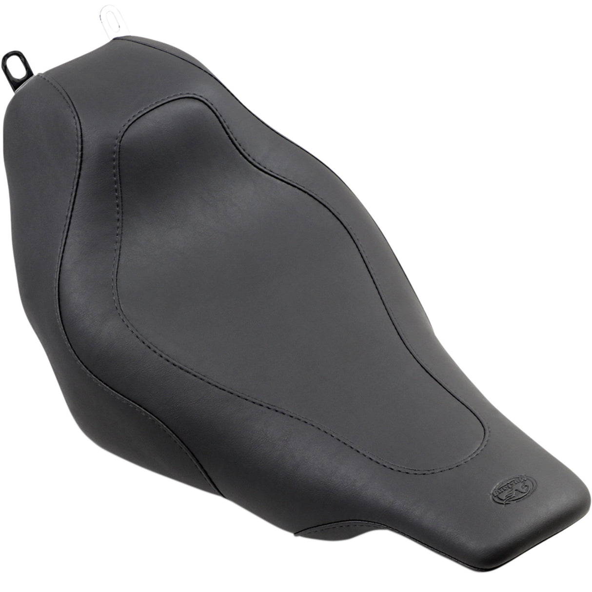 Mustang Tripper™ Solo Seat Without Backrest Stitched Black - 76457 For Harley Touring 1997-2007