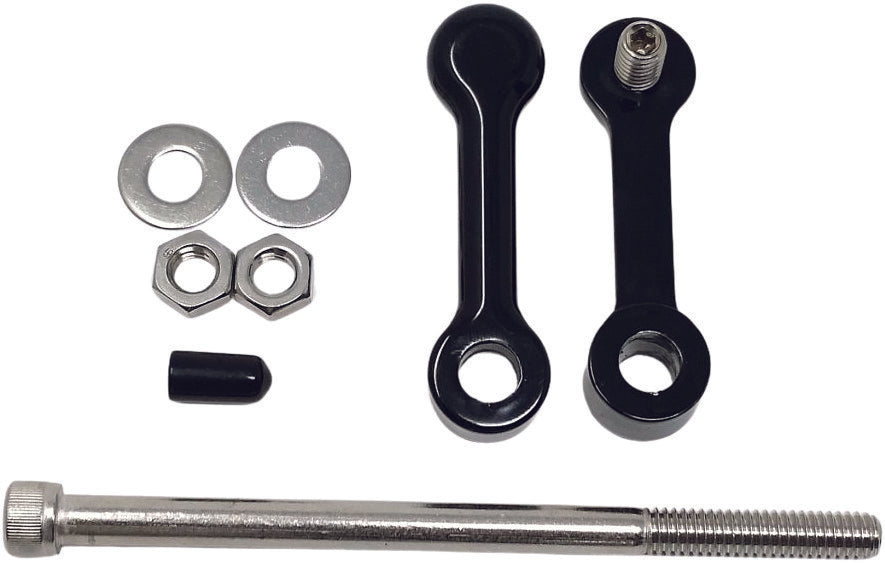Dk Custom Products Billet Tank Lift Kit 1" ` Powder Coat Black - DK-SPT-TLK-1 For Harley Sportster 2004-2021