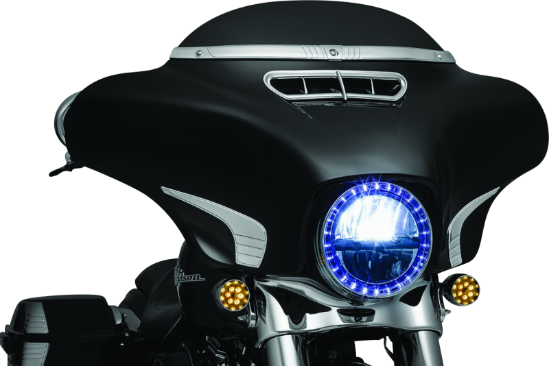 Kuryakyn 2631 Tri-line Windshield Trim Chrome