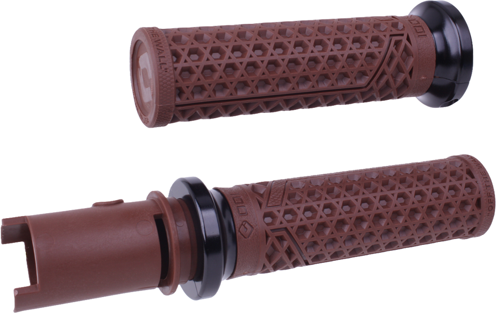 Odi Van's Lock-ON Grips Brown Black CVO ` - V31VHTCN-B For Harley Touring 2023-2024