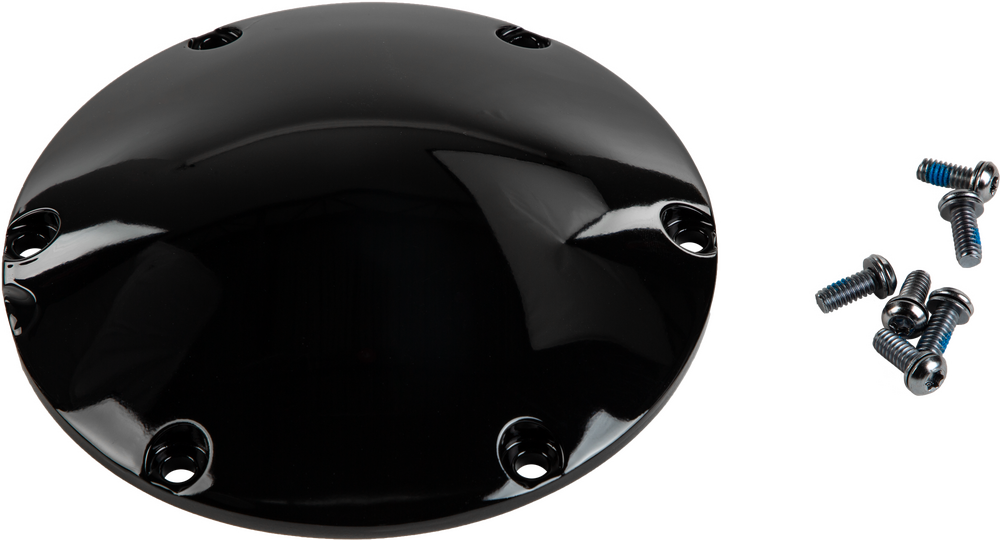 Harddrive 37-072GB Smooth Derby Cover Gloss Black For Harley Sportster 2004-2020