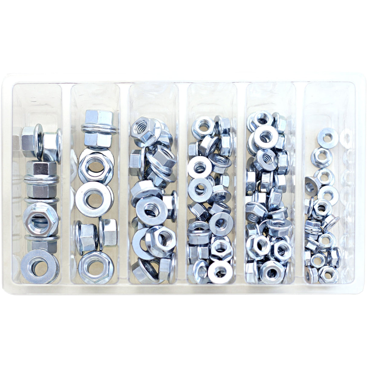 BOLT 2402-0243 SV-FNUT Metric Nut Assortment Nut Assortment - Flange