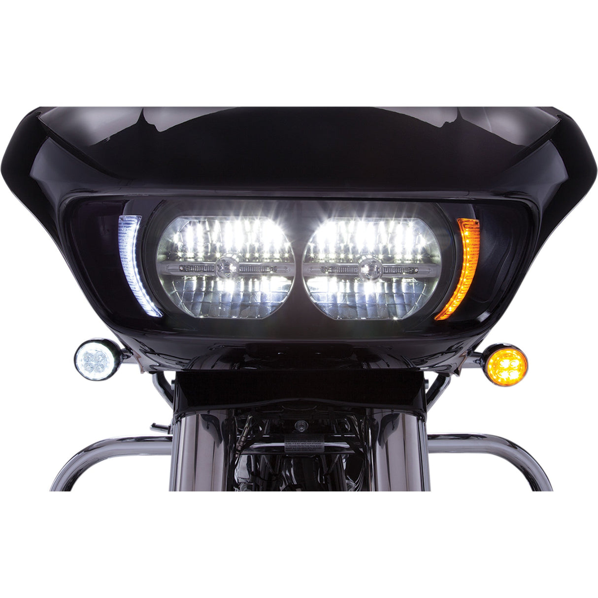 CIRO 2040-2212 45251 Fang® Headlight Bezels - Black