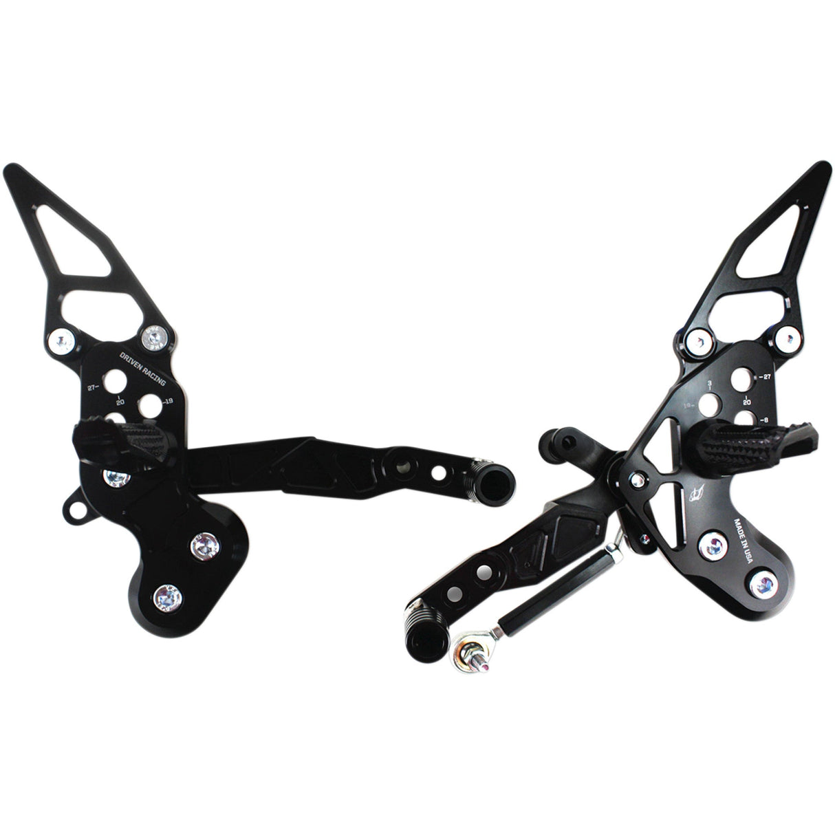 DRIVEN RACING 1623-0397 DRP-724-BK TT Rearsets TT Rearset - Z125