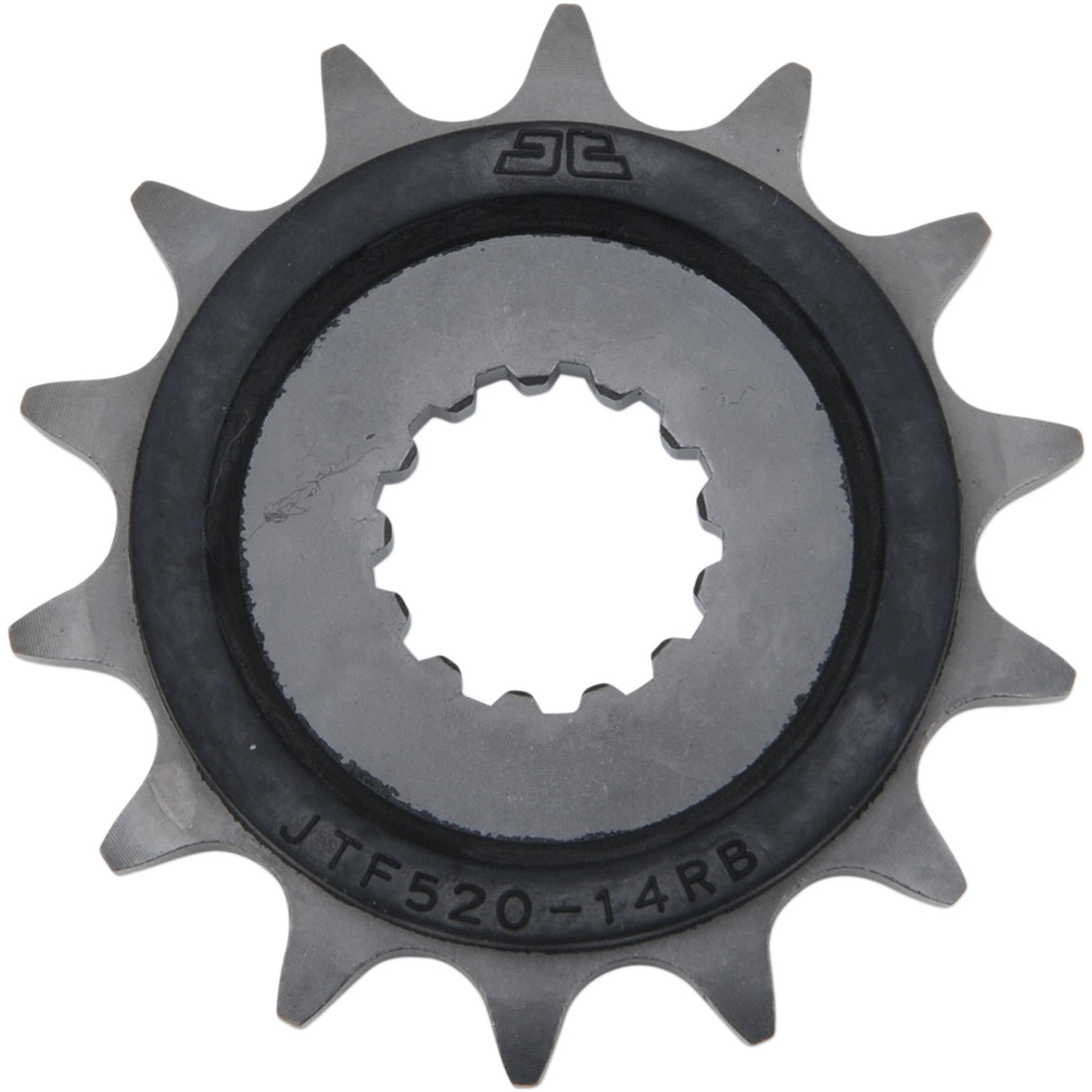 JT Sprockets Front Sprocket With Noise Dampener 14 Tooth - JTF520.14RB Suzuki 600 / 750 / 1000 Strom 1998-2016
