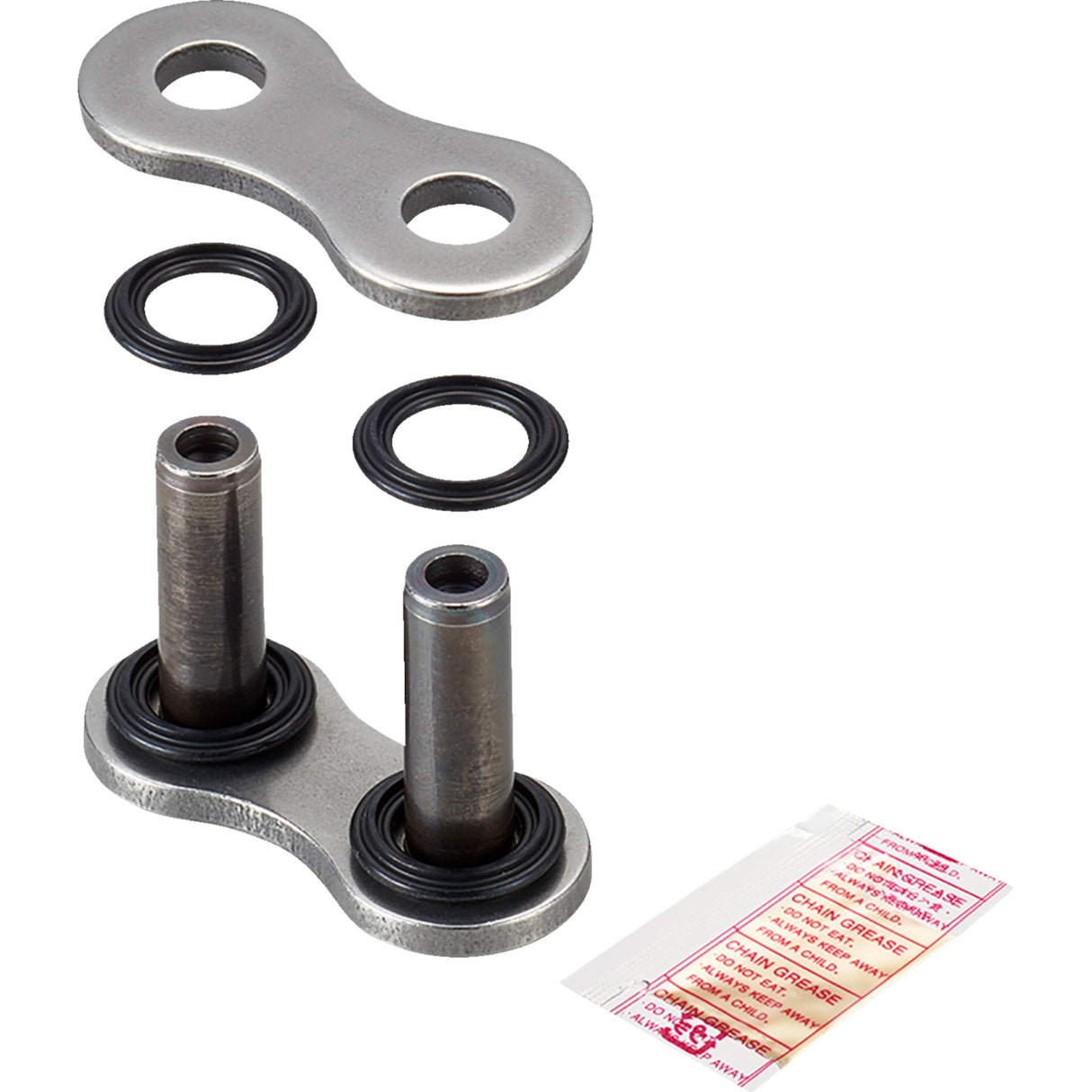 DID 1225-0146 ZJ520ZVMX 520 ZVMX Connecting Link 520 ZVMX - Connecting Link - Rivet - Silver