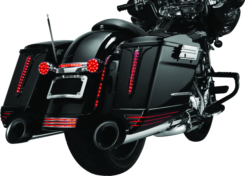 Kuryakyn Rear Fender Accents Flhx & Fltr Models Chrome - 7797 For Harley Touring 2006-2023