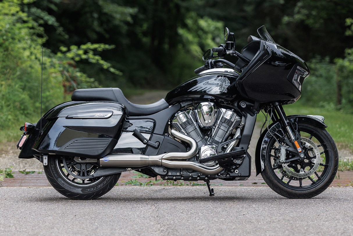 2-into-1 Qualifier Exhaust System - 50-State - Brushed - Stainless Steel - 1810-3175