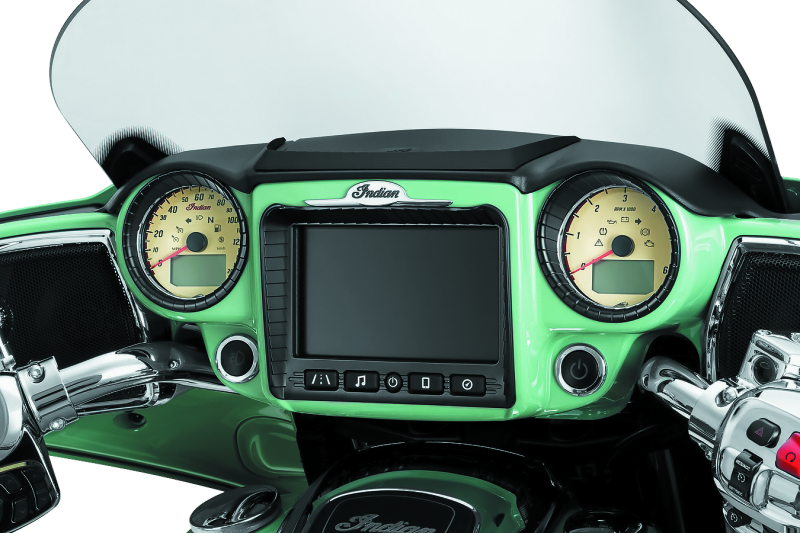 Kuryakyn Aztec Top Dash Accent Black - 5185 For Indian Chieftain / Roadmaster 2017-2022