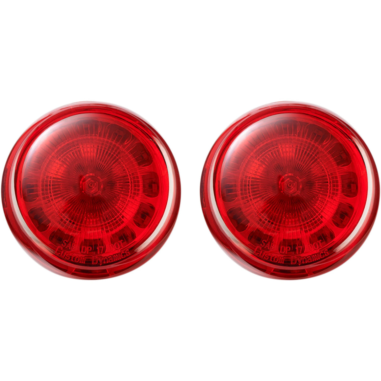 Custom Dynamics ProBEAM® Turn Signal Inserts 1157 Red - PB-R-1157 For Harley Motorcycles 2007-2025